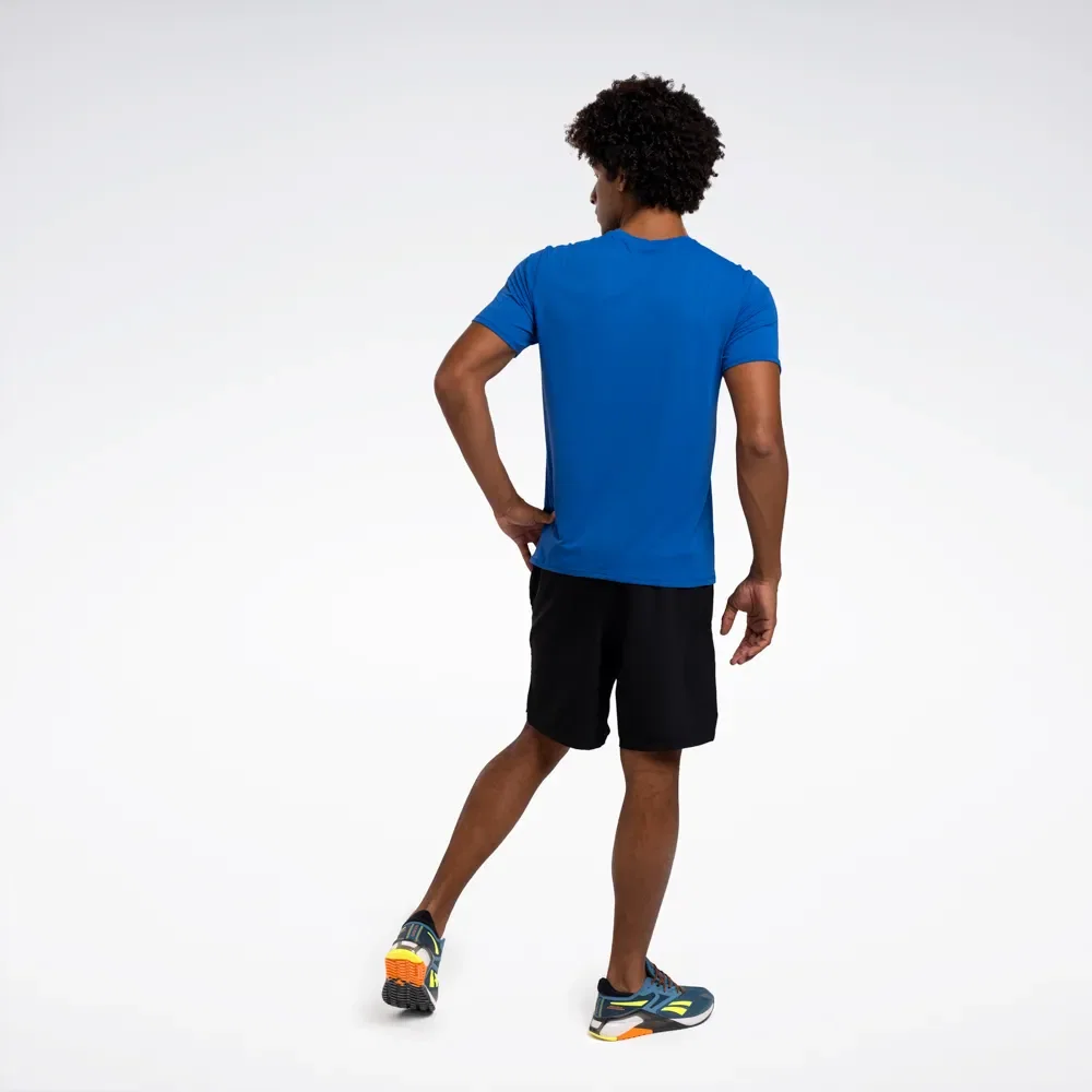 Camiseta Reebok Workout Print Manga Curta Masculina
