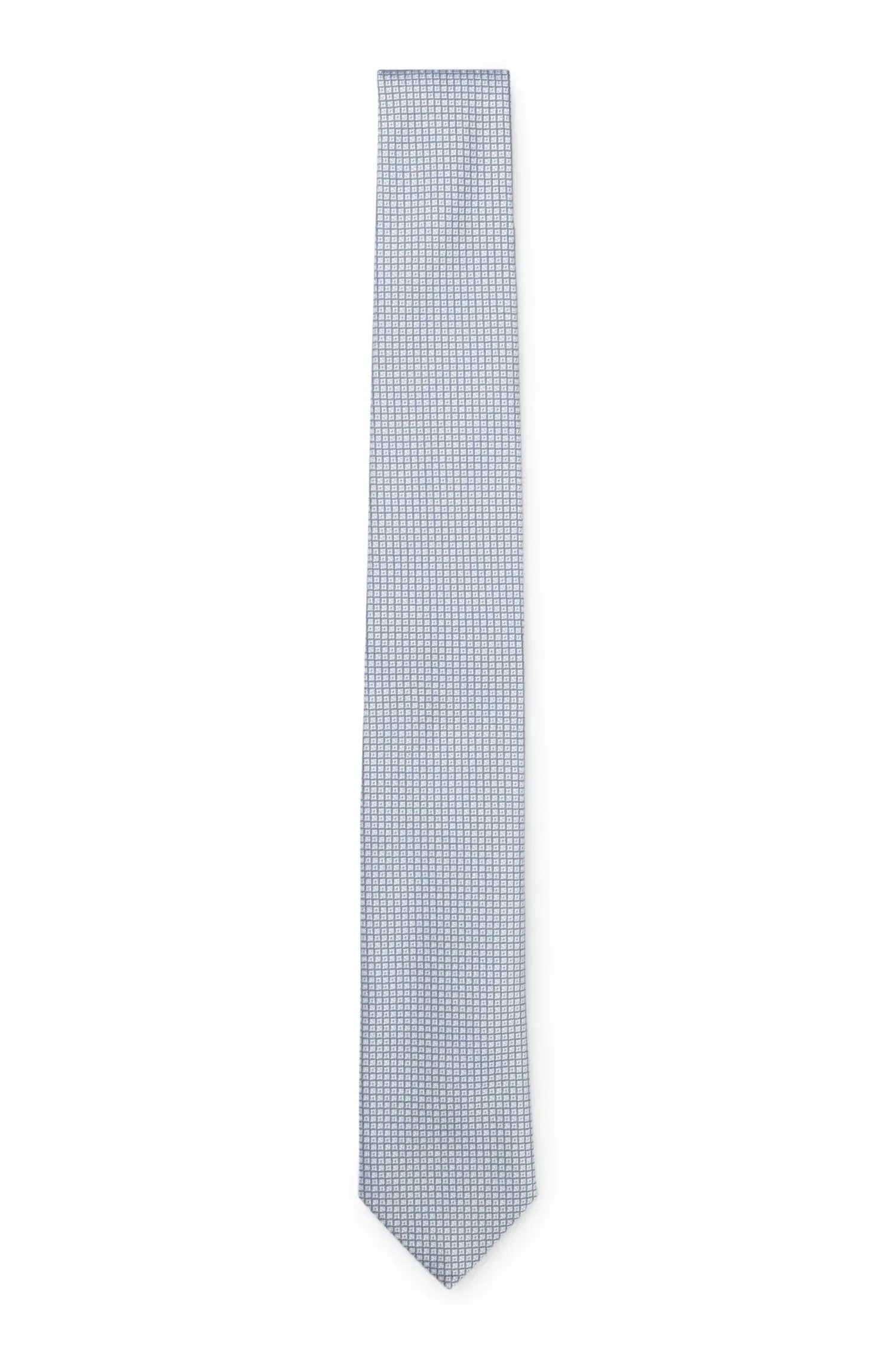 Gravata De Mistura De Seda Com Padrão Jacquard — imagem 1