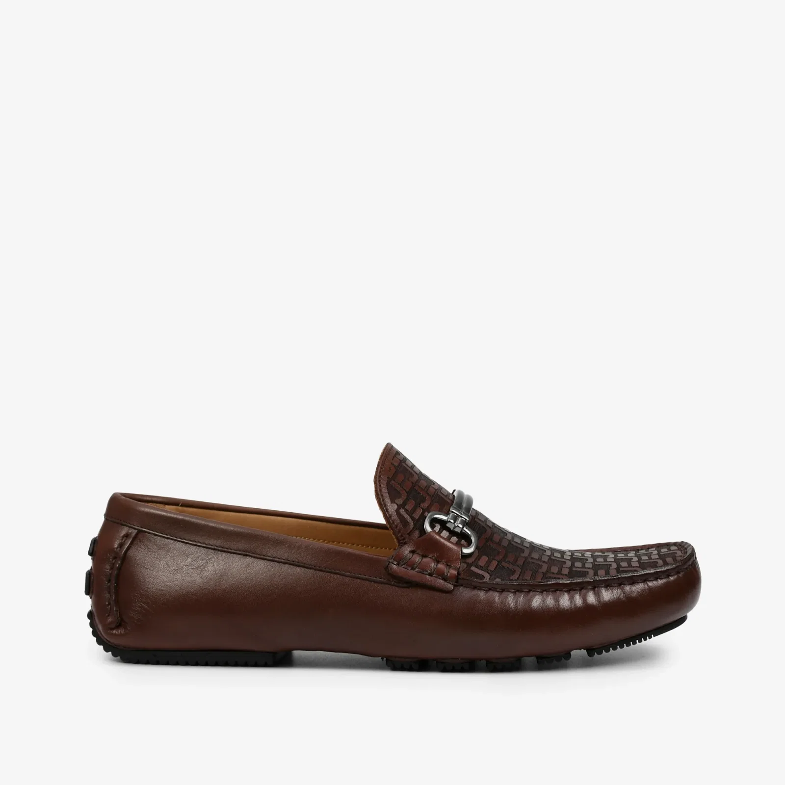 Mocassim Masculino Marrom Castanho Couro — imagem 1