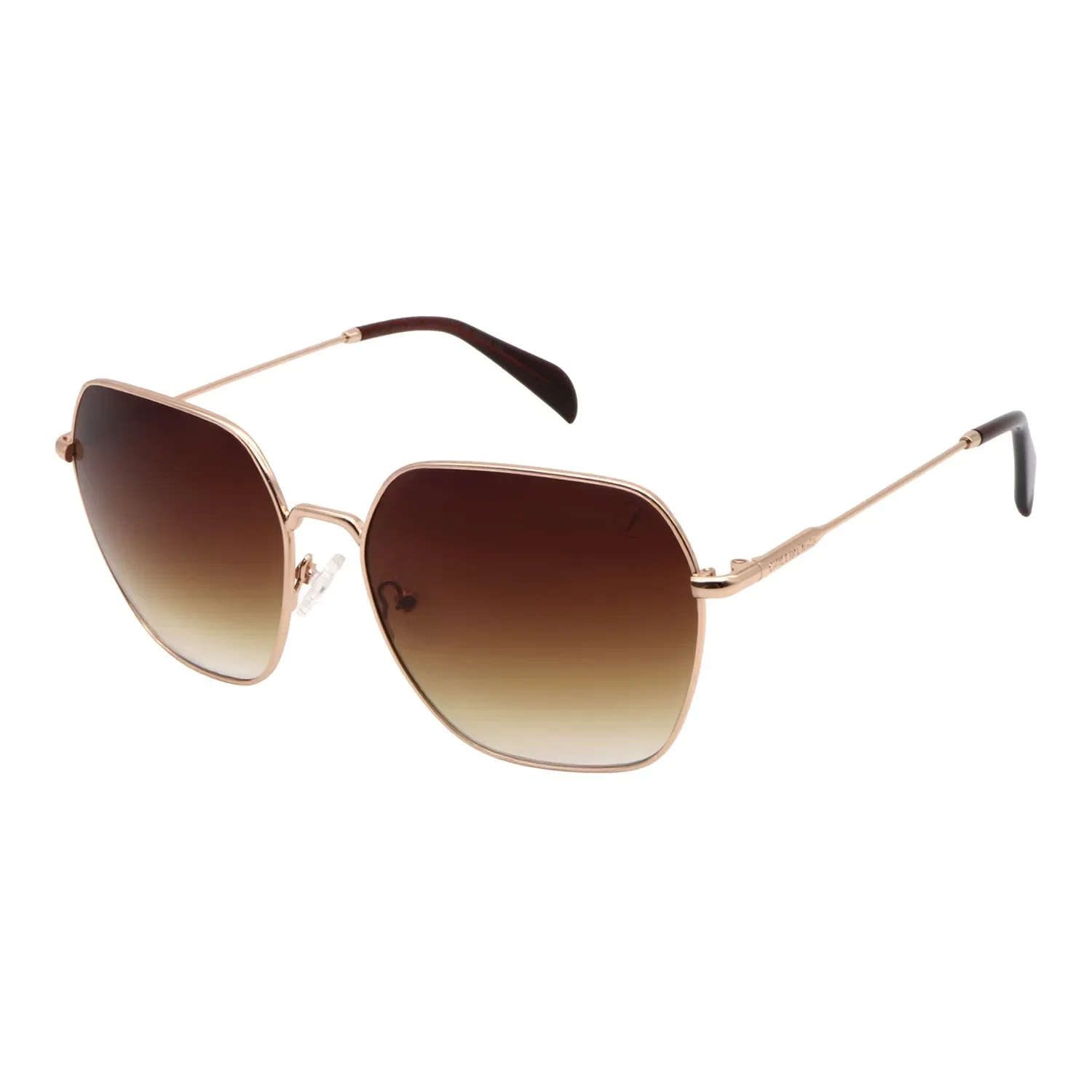 Óculos de Sol Feminino Chilli Beans Quadrado Degradê Marrom — imagem 1