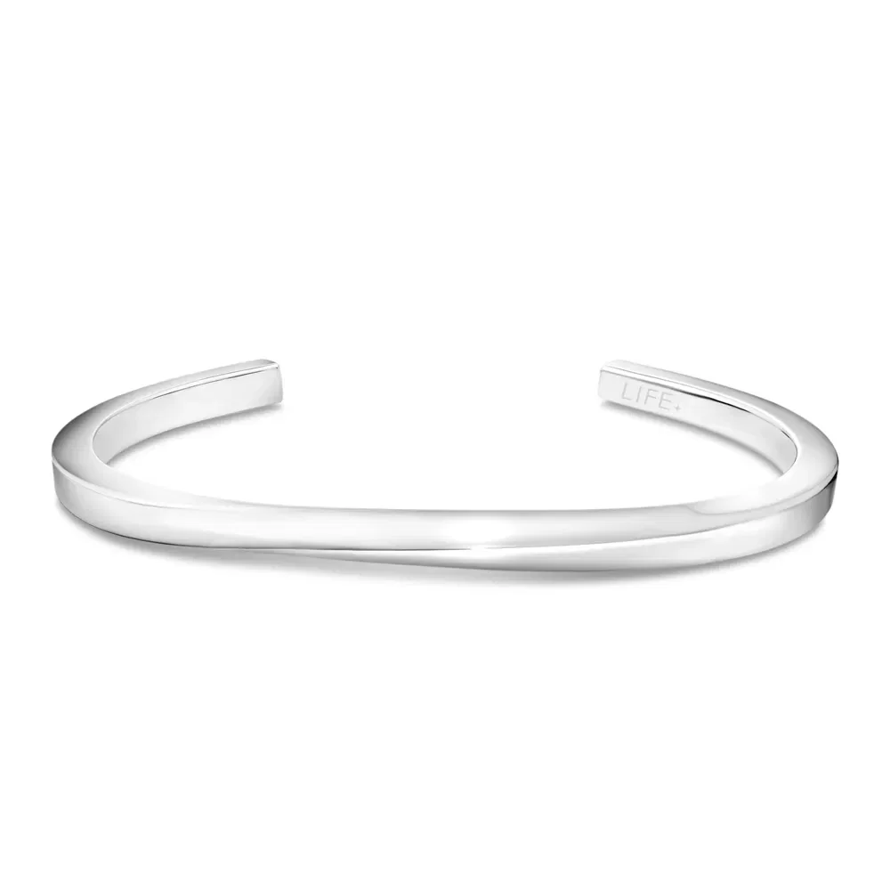 Bracelete Life Torcido II em Aço