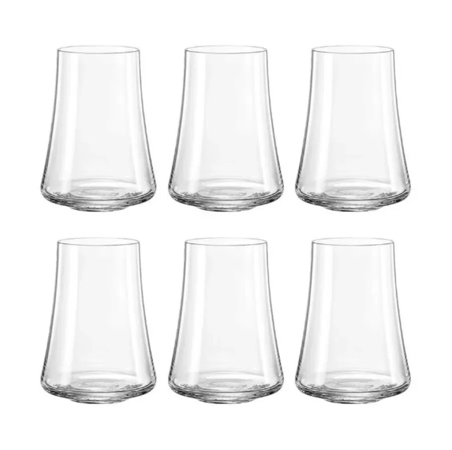 6 Copos Alto Xtra em Cristal 400ml Bohemia