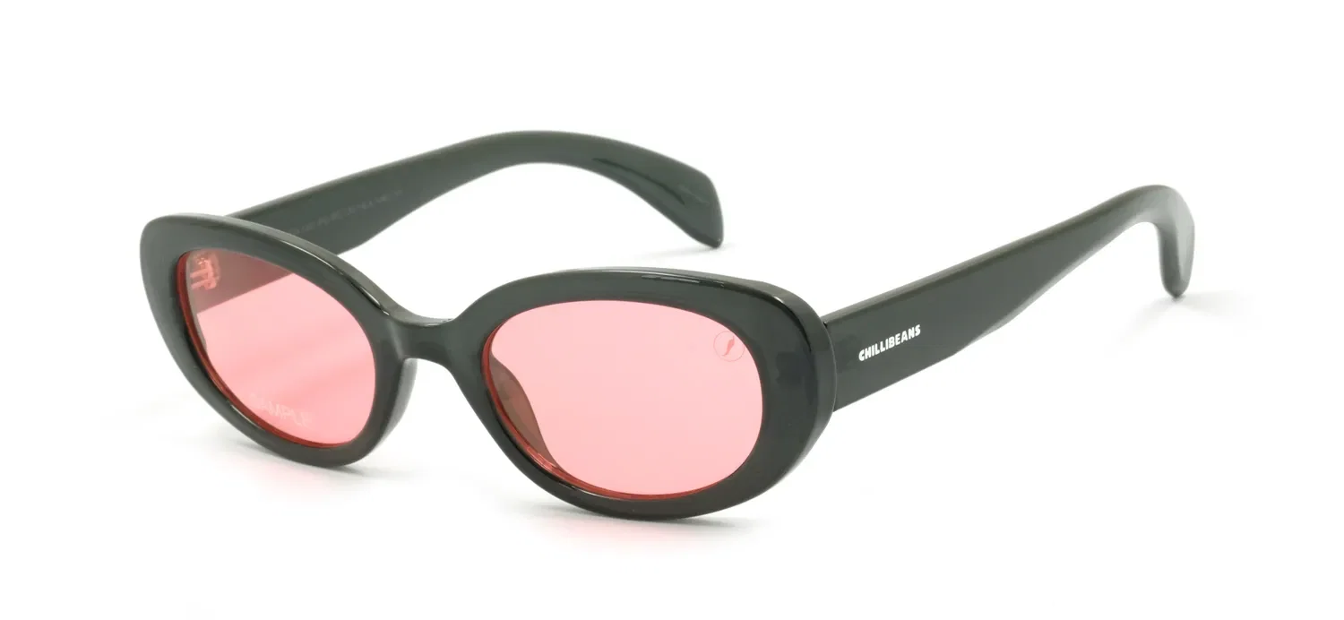 Óculos de Sol Feminino Chilli Beans Fashion Redondo Preto