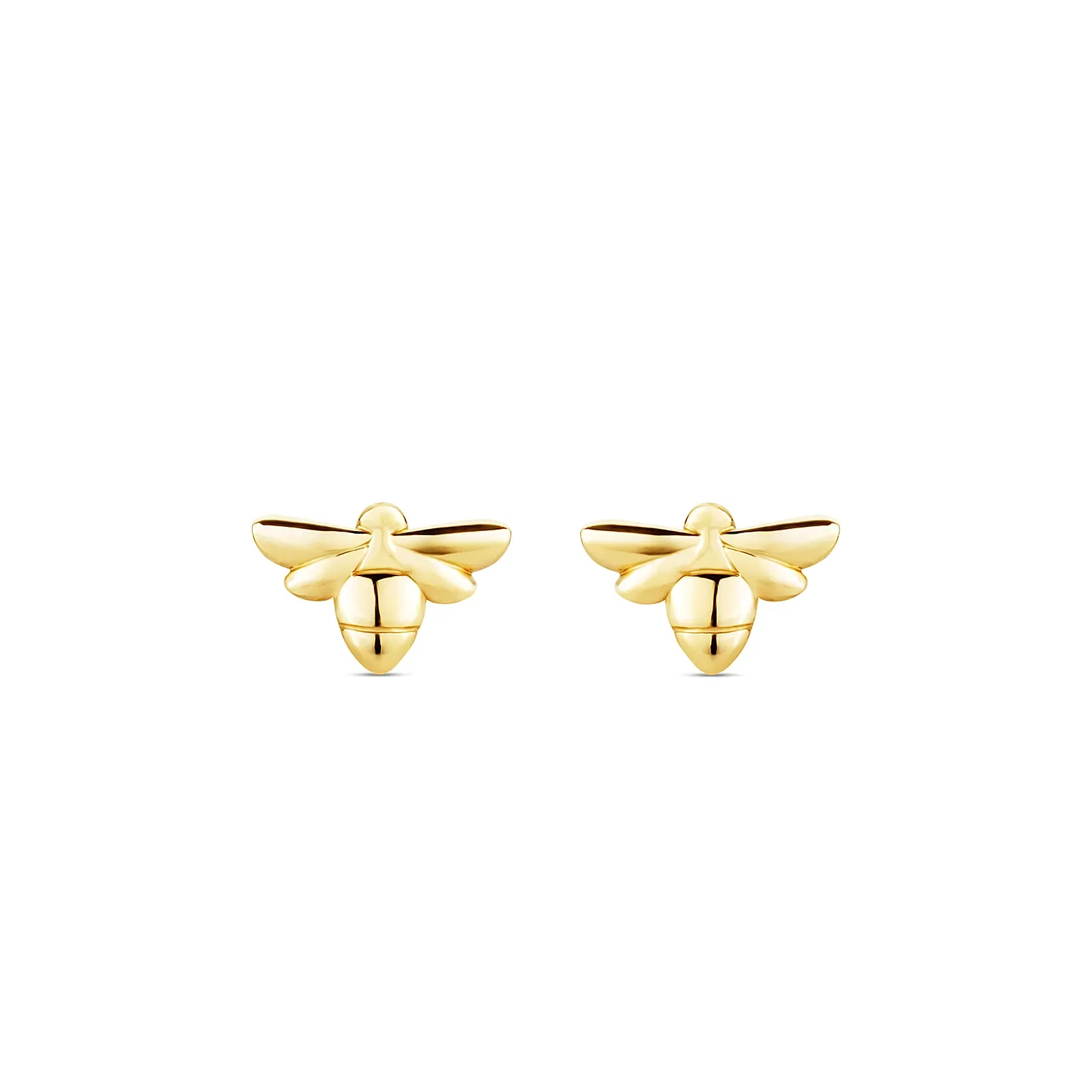 Brinco Life Kids Abelha em Prata 925 com Banho de Ouro Amarelo 18k e Esmalte — imagem 1