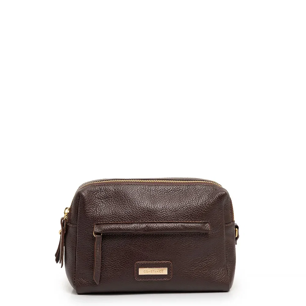 Bolsa Tiracolo Couro Café