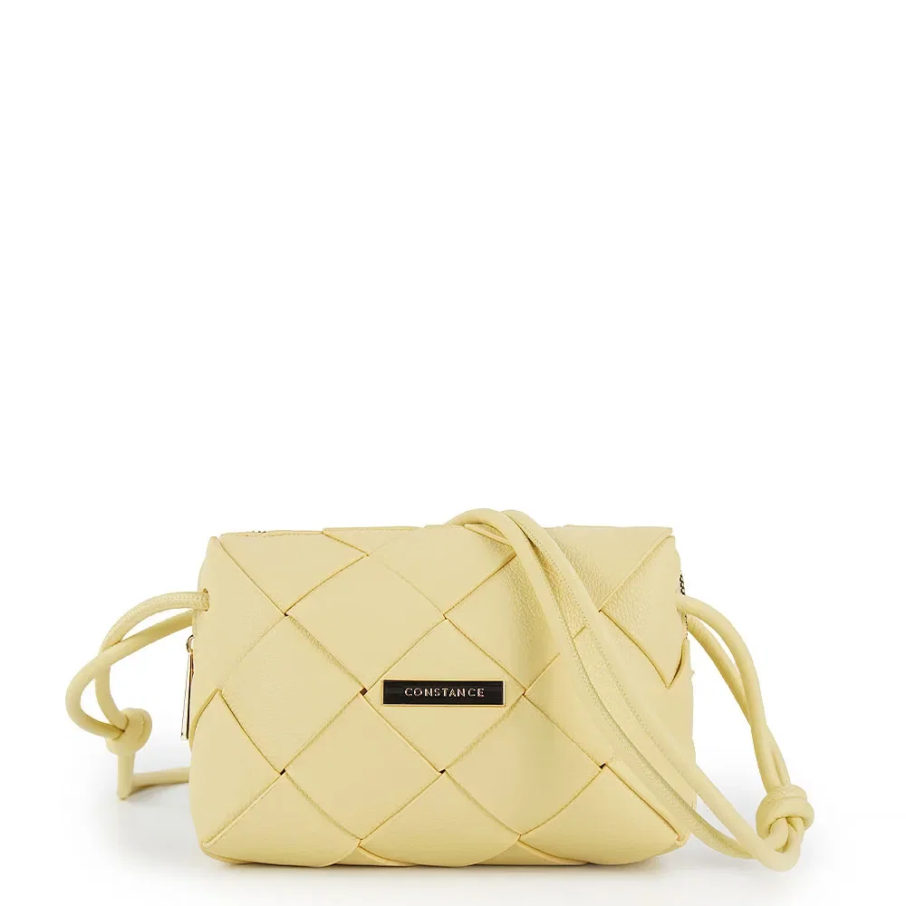 Bolsa Tiracolo Tressê Pequena Amarela — imagem 1
