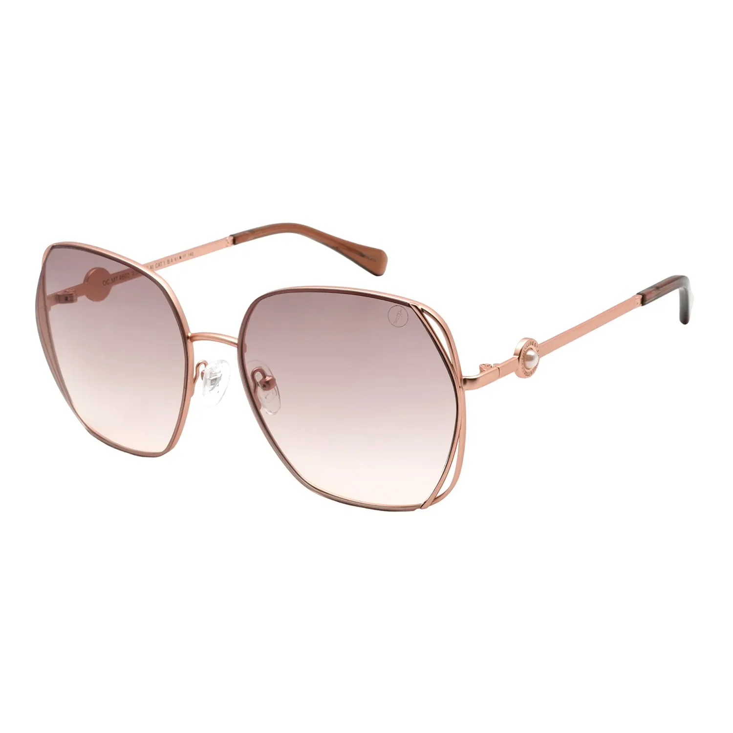 Óculos de Sol Feminino Marilyn Monroe Quadrado Rosé — imagem 1