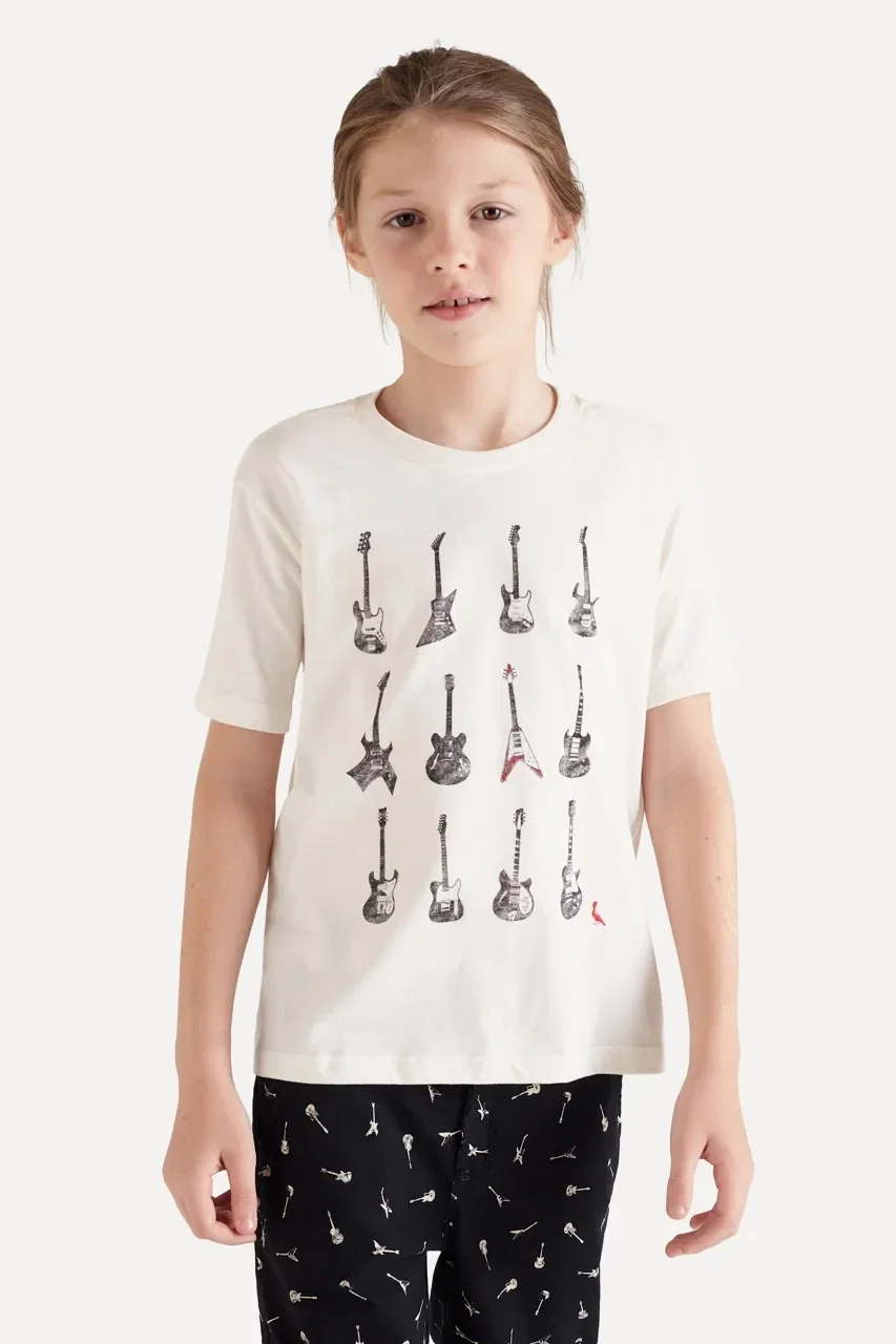 Camiseta RESERVA MINI Silk Guitarras