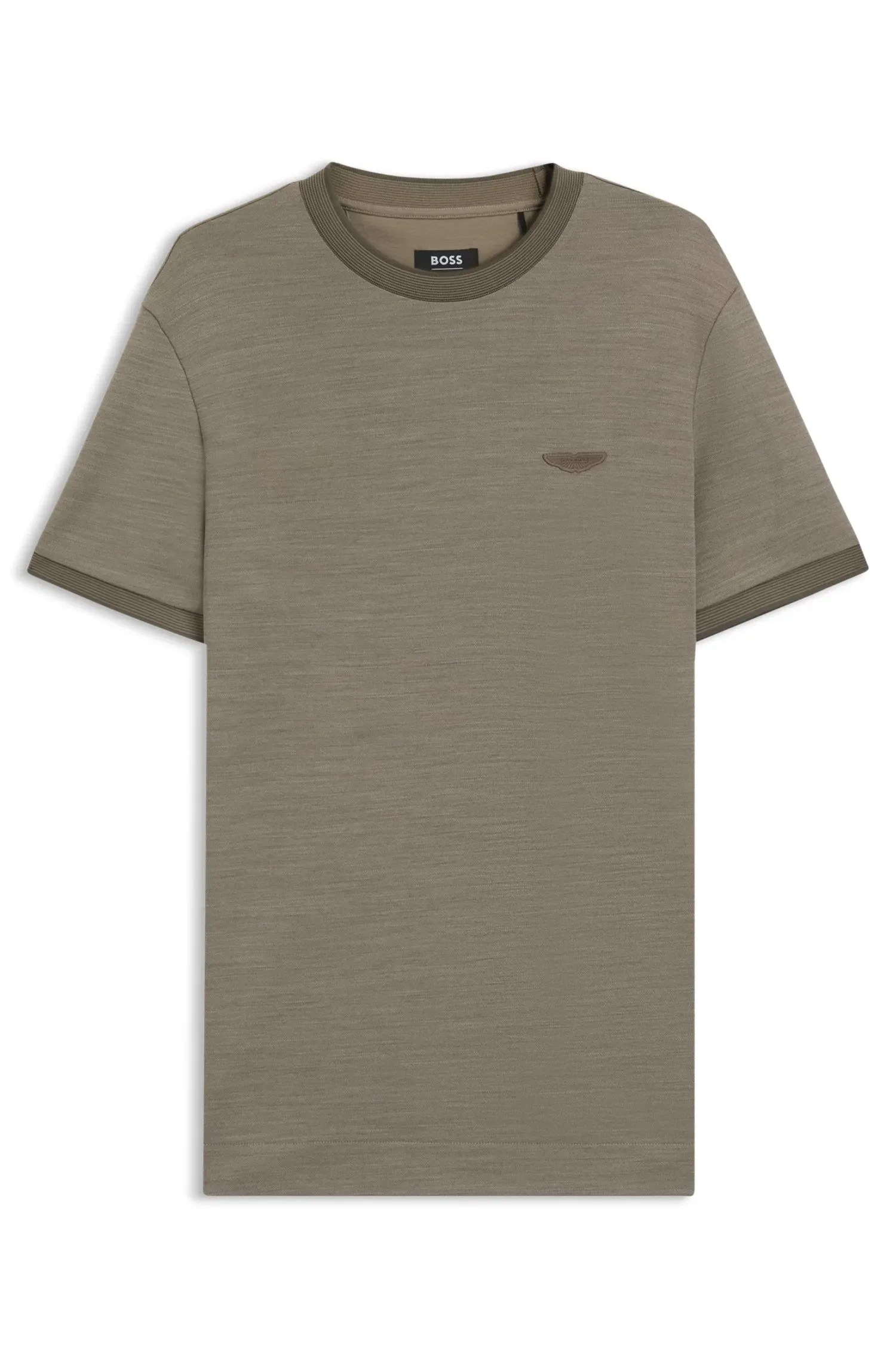 Camiseta BOSS x Aston Martin Regular Fit De Algodão — imagem 1