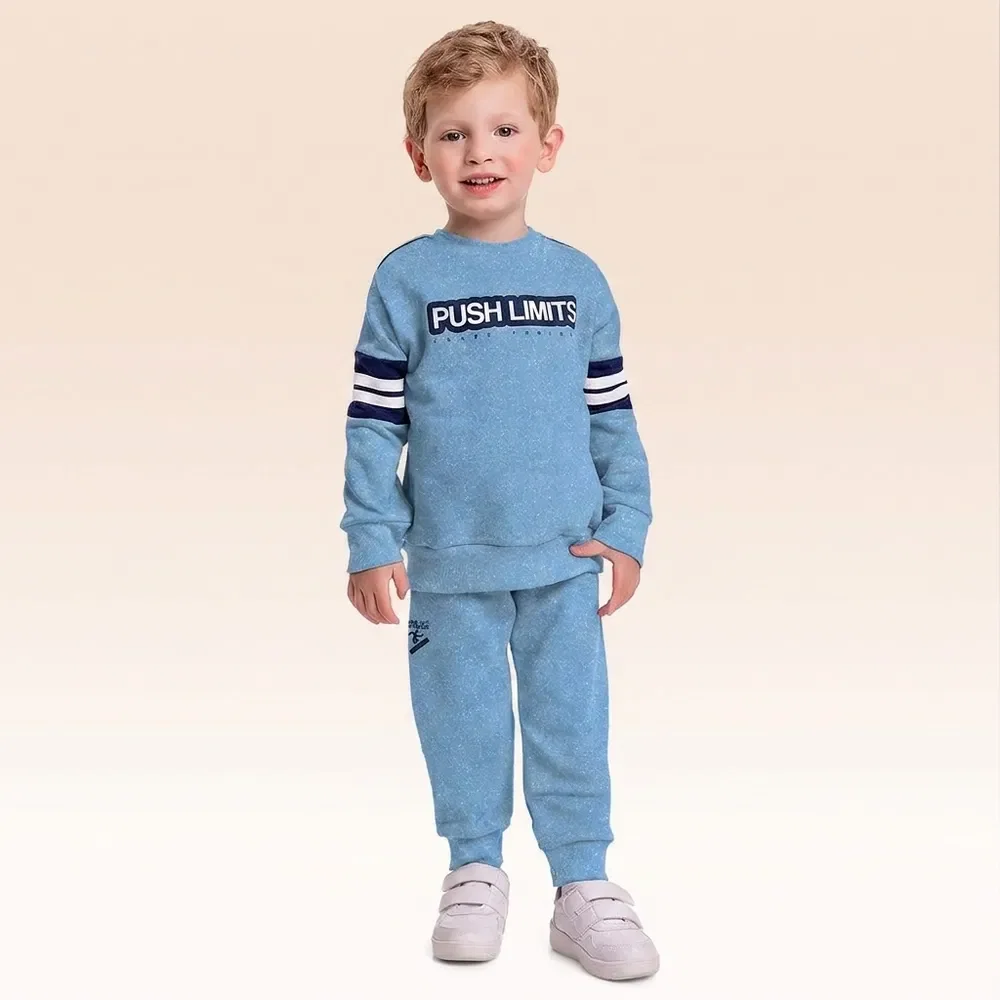 Conjunto blusão e calça moletom