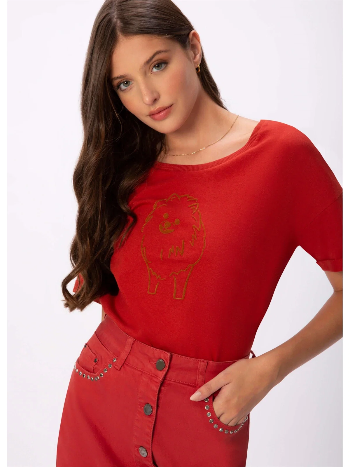 T-Shirt Gaia Bordeaux — imagem 1