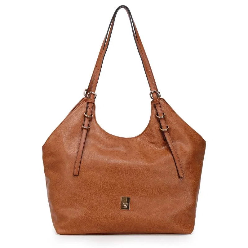 Shopping Bag Grande Com Detalhe Argolas Nas Alcas
