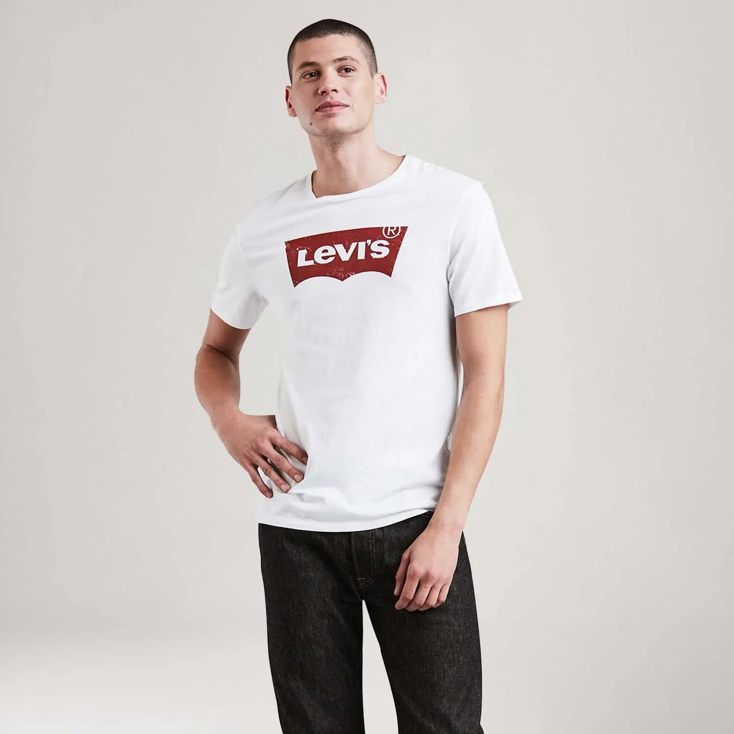 Camiseta Levi's® Graphic Set In Neck Branca — imagem 1