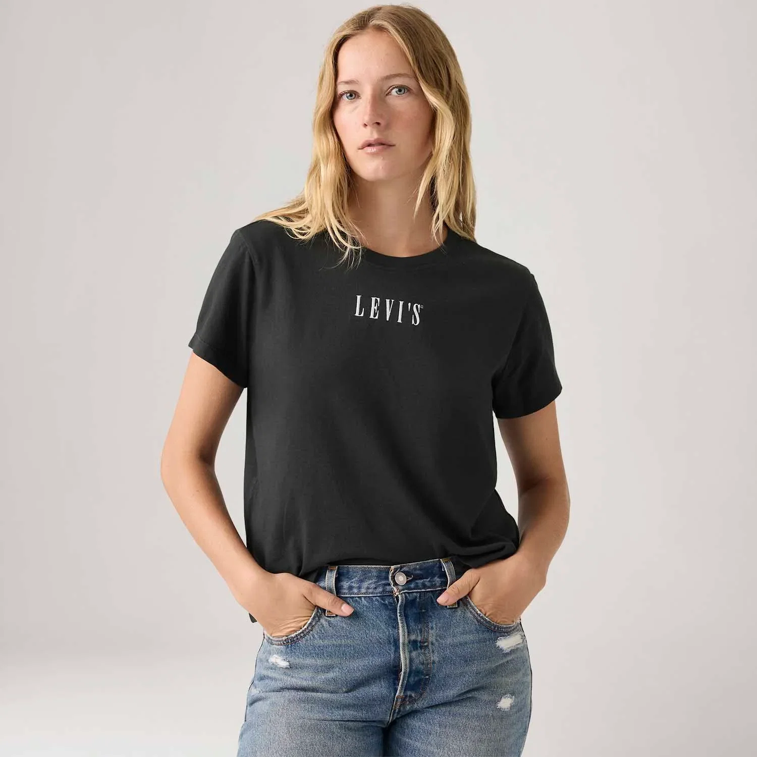 Camiseta Levi's® Graphic Favorite Preta — imagem 1