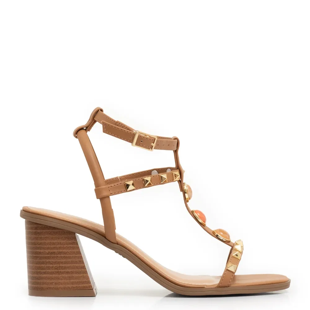 Sandália Spikes Caramelo — imagem 1
