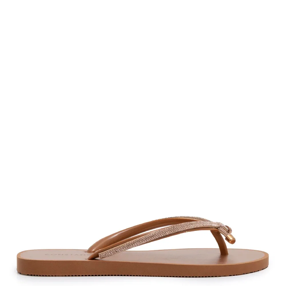Chinelo Strass Caramelo — imagem 1