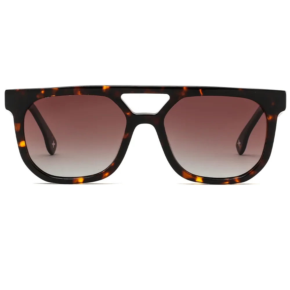 Óculos de Sol Life Aviador Quadrado Polarizado Tartaruga