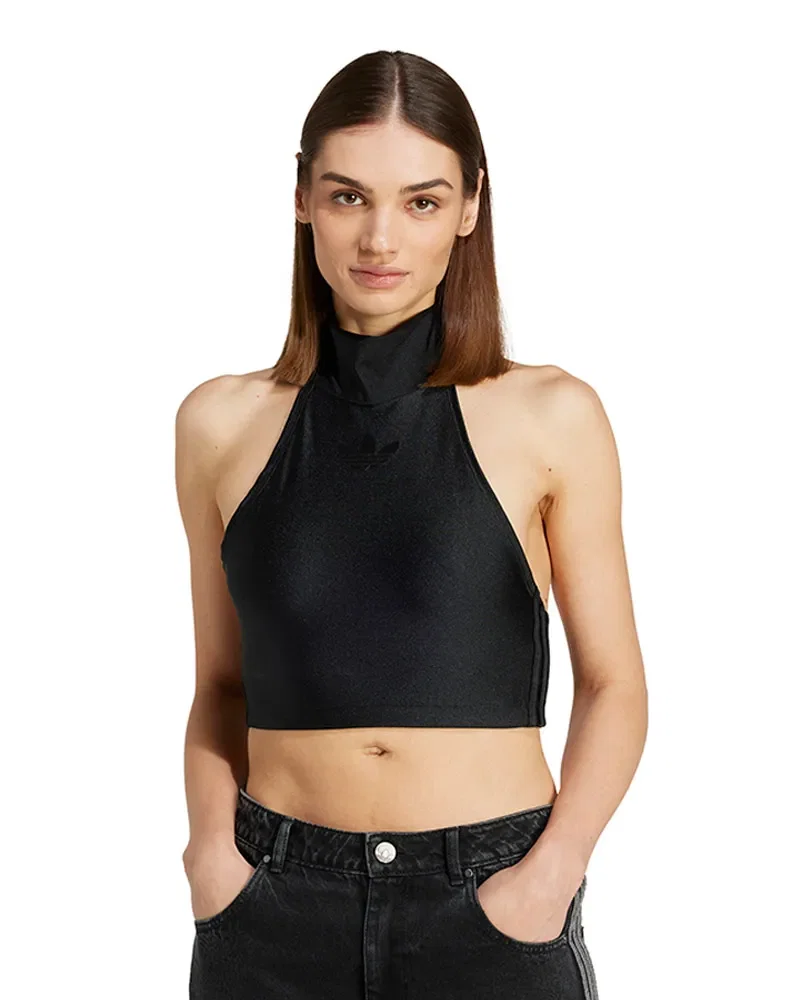 Top Adidas Tie Neck Feminino