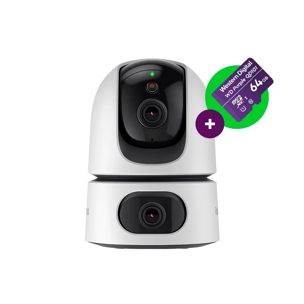 Câmera Inteligente 3MP IM4 Dual Full Color com MicroSD 64 GB Intelbras — imagem 1
