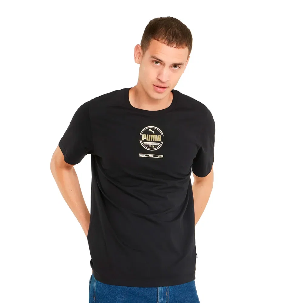 Camiseta Puma Foil Graphic Masculina — imagem 1