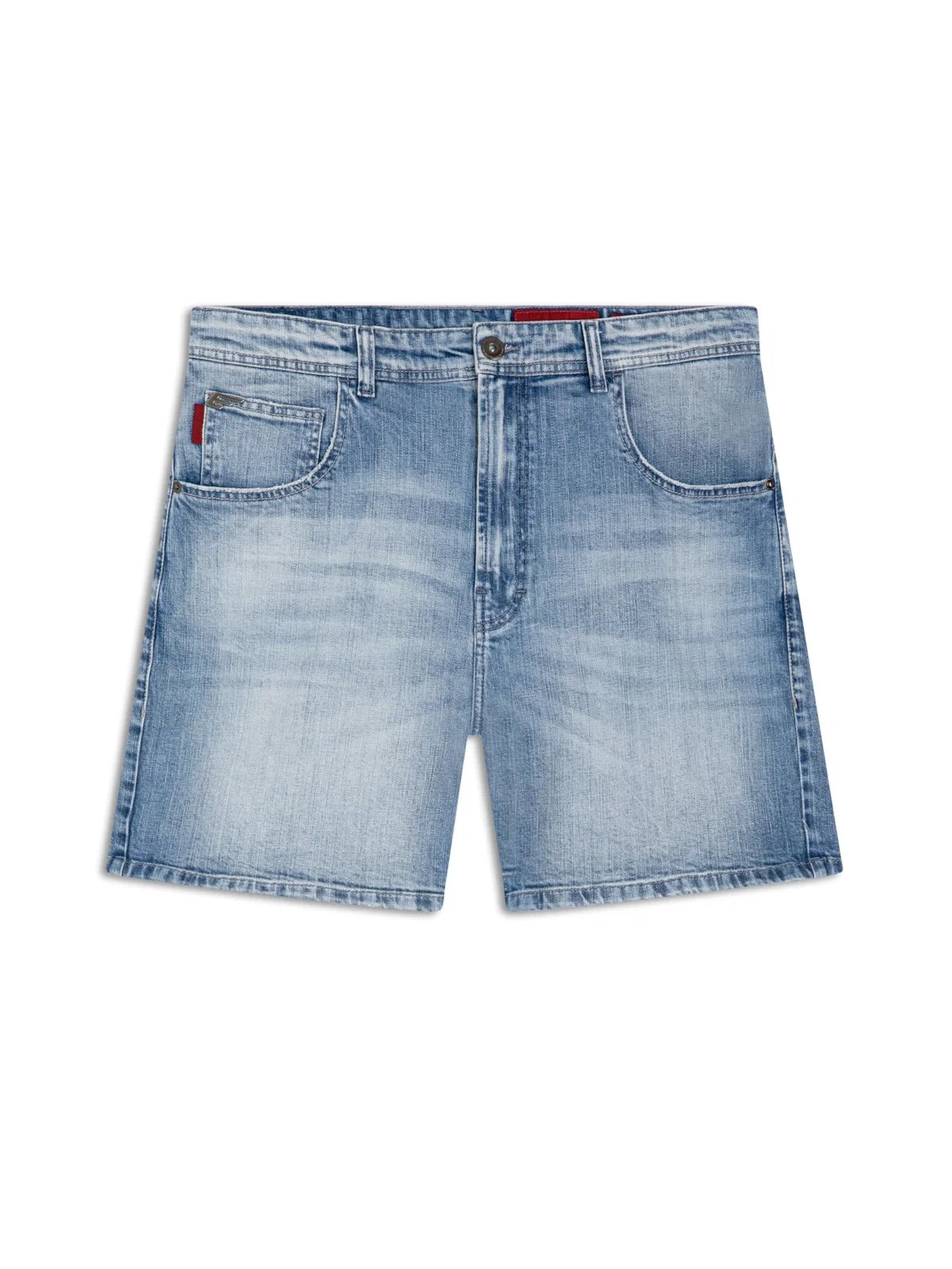 Bermuda Dark Sea Loose Lav. Claro C/ Rebolo