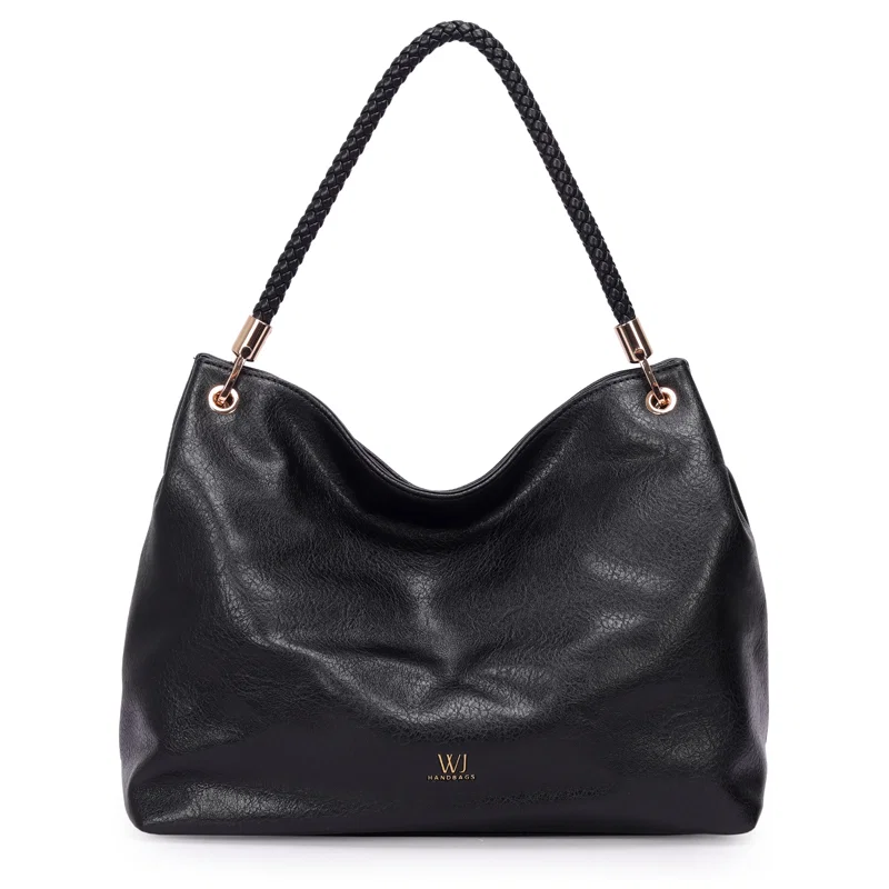 Bolsa Hobo Grande Com Alca Trancada Rolete