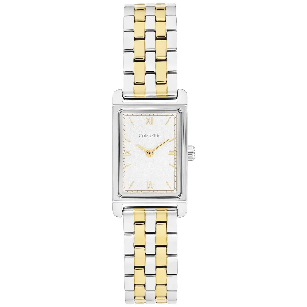 Relógio Calvin Klein CK Light Feminino em Aço Prateado e Dourado 25100199 — imagem 1