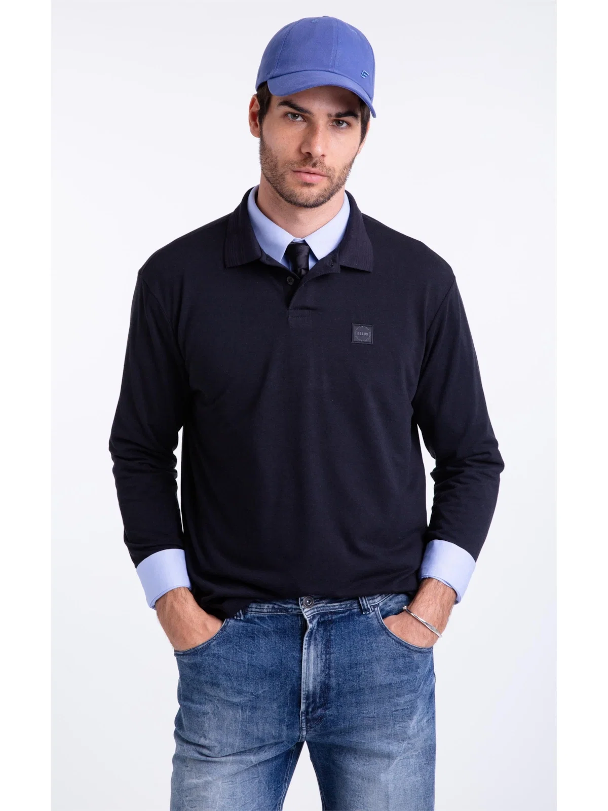 Polo Label Preto