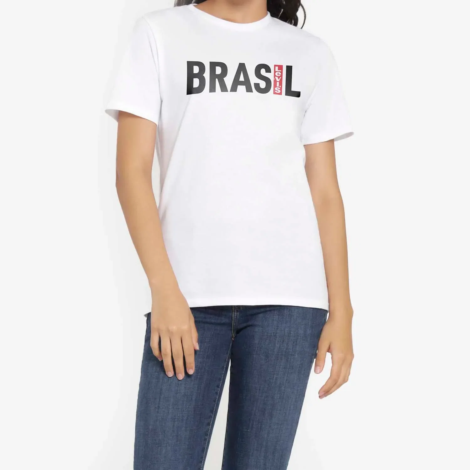 Camiseta LEVI'S® City Tee Brasil Branca — imagem 1
