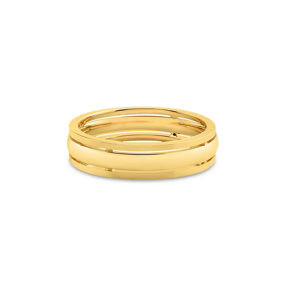 Aliança Love Me em Ouro Amarelo 18k, 5mm