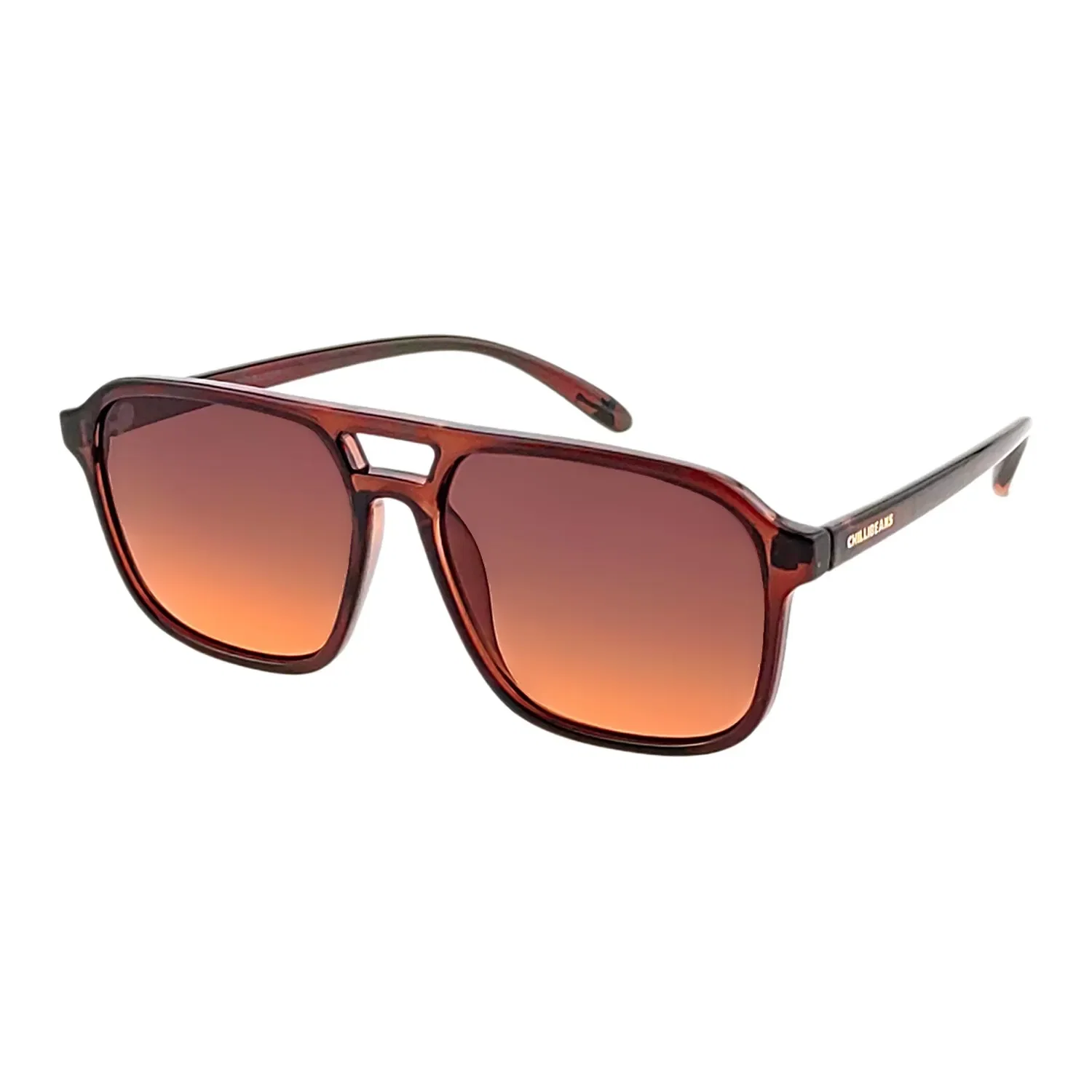 Óculos de Sol Masculino Rock In Rio Quadrado Vermelho — imagem 1