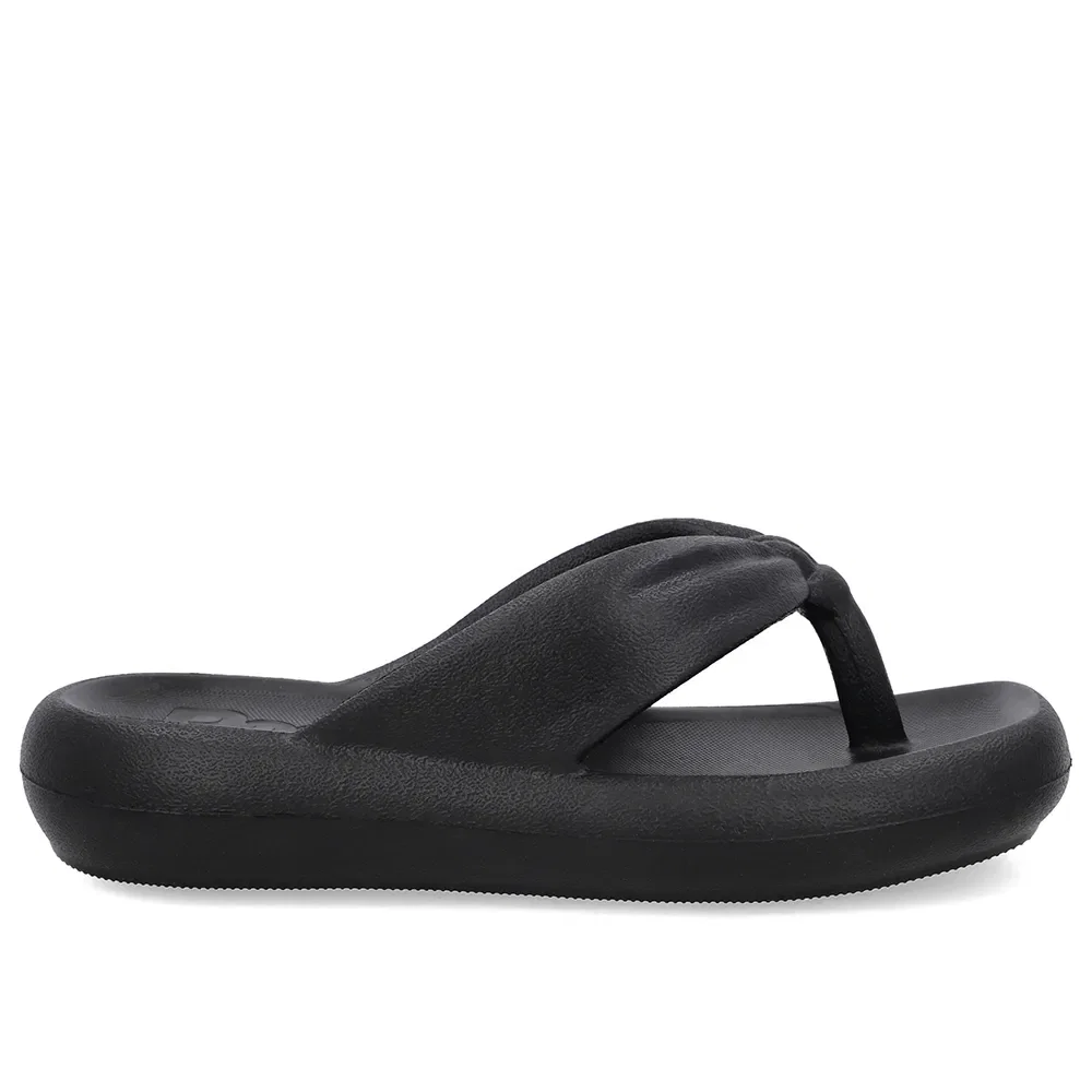 Chinelo Preto Poofy Bico Quadrado Eva — imagem 1