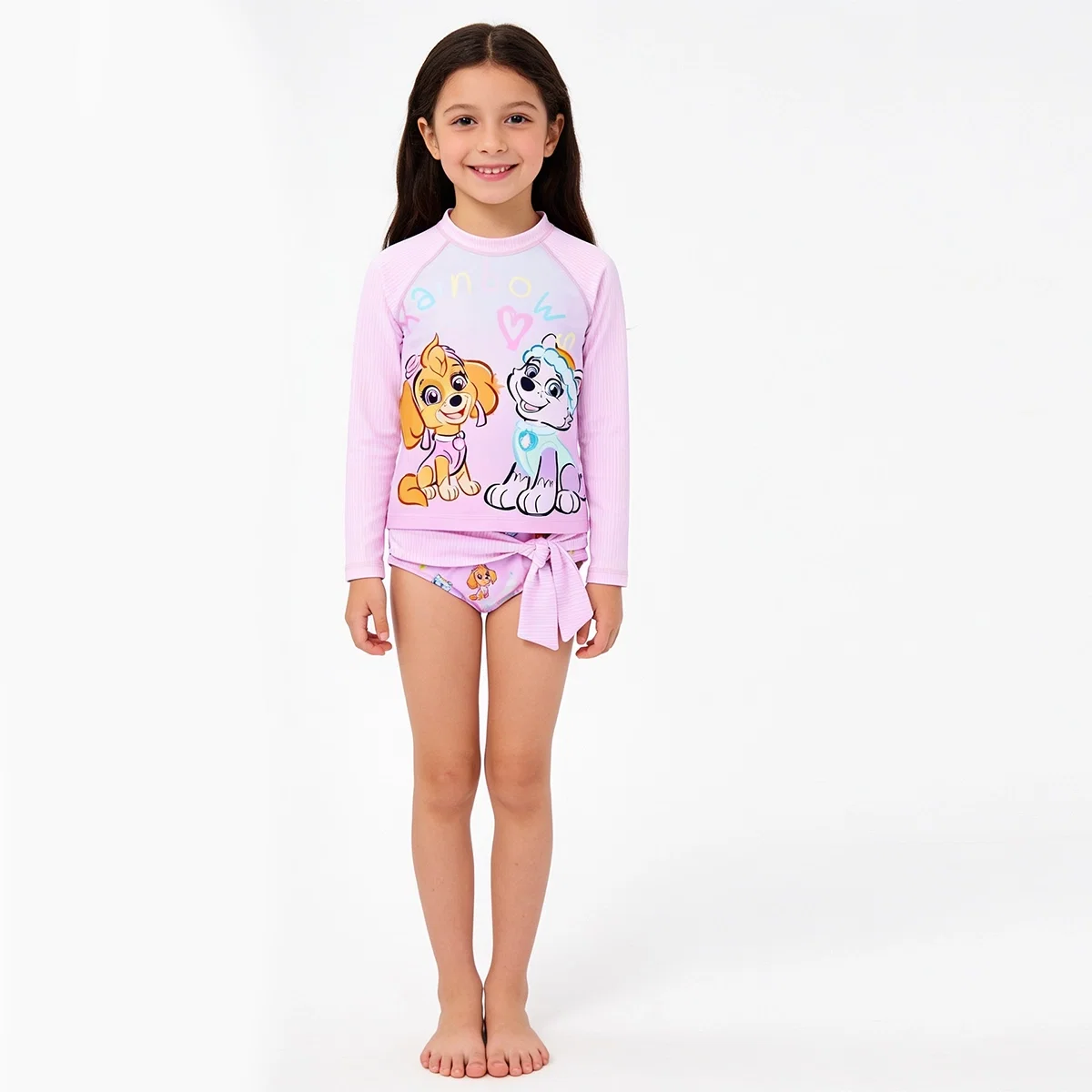 Conjunto Praia Kids Patrulha Canina Elastano Proteção Uv 50+ Tip Top