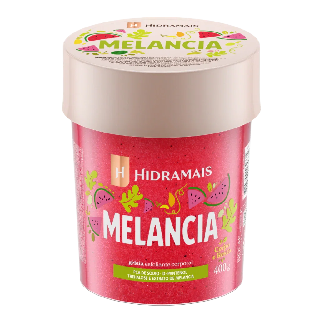 Geleia Esfoliante Corporal Hidramais Melancia 400g