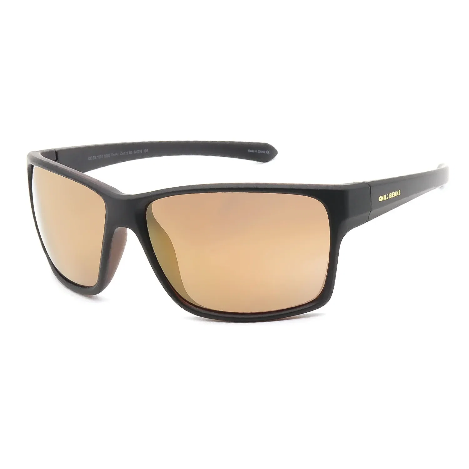 Óculos de Sol Masculino Chilli Beans New Sport Marrom Polarizado — imagem 1