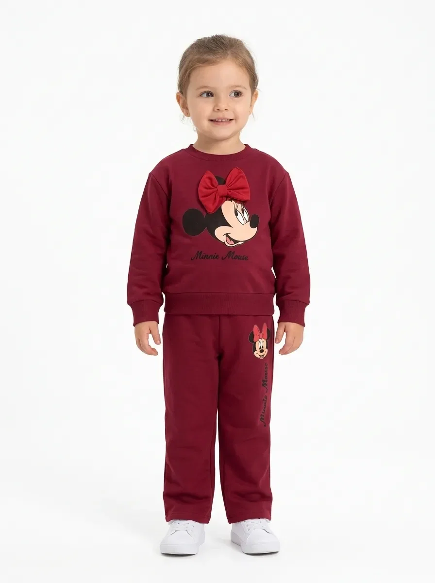 Conjunto blusão e calça Minnie