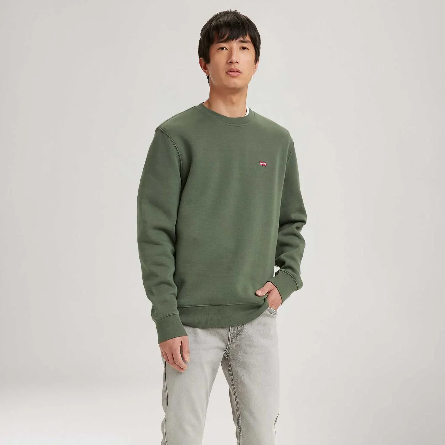 Moletom Levi's® Crew Sweatshirt Verde