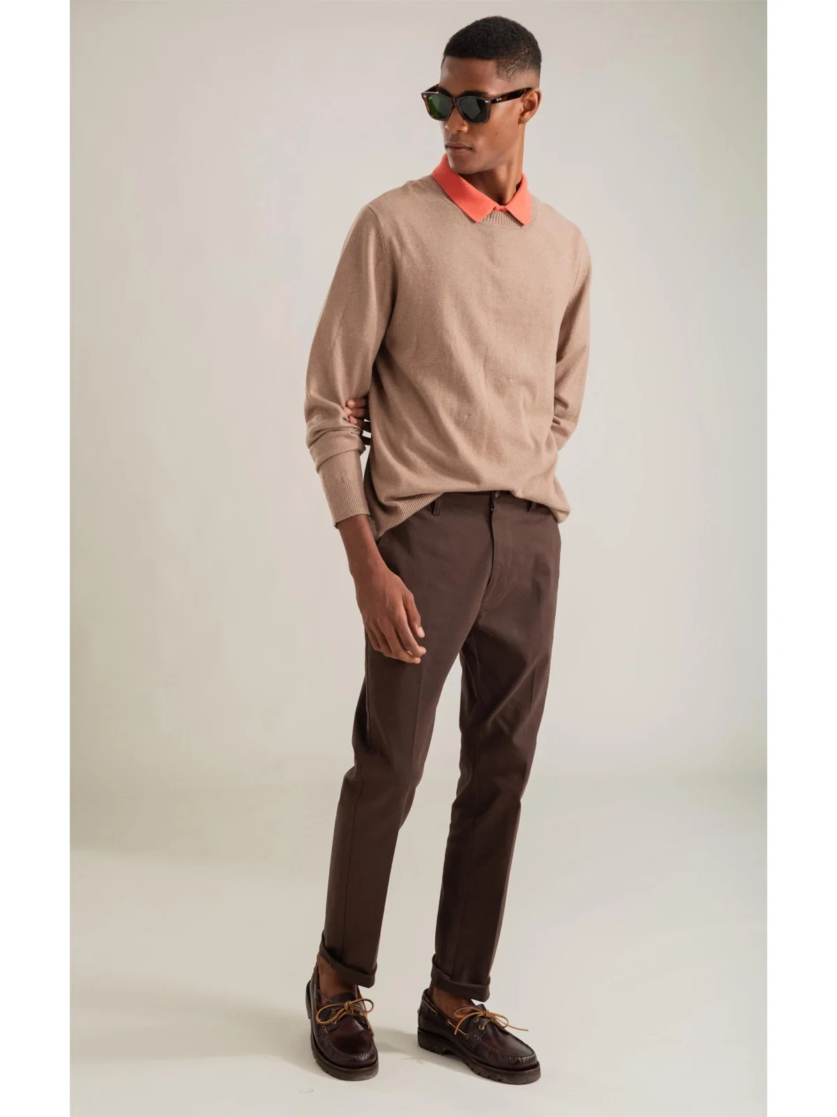 Calça Chino Marrom