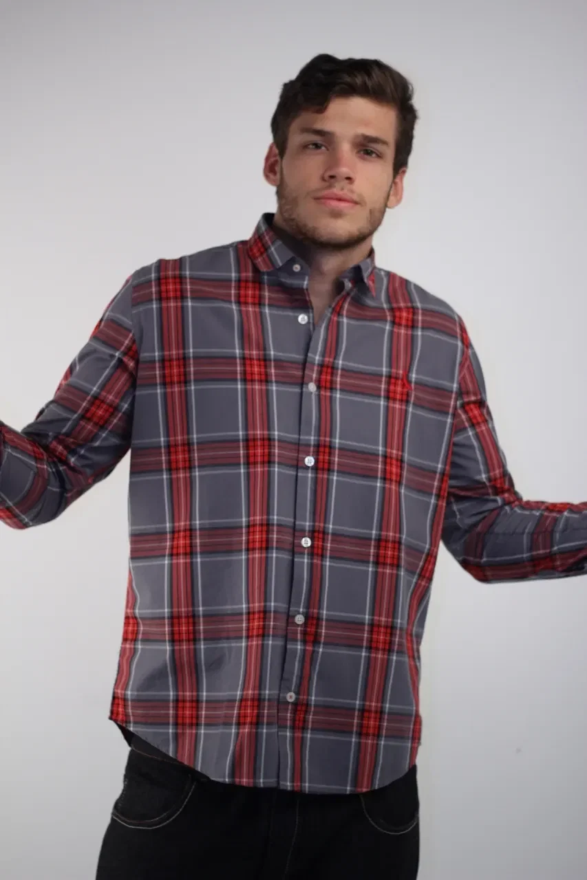 Camisa Xadrez Do Pai Fanfarrao Ml