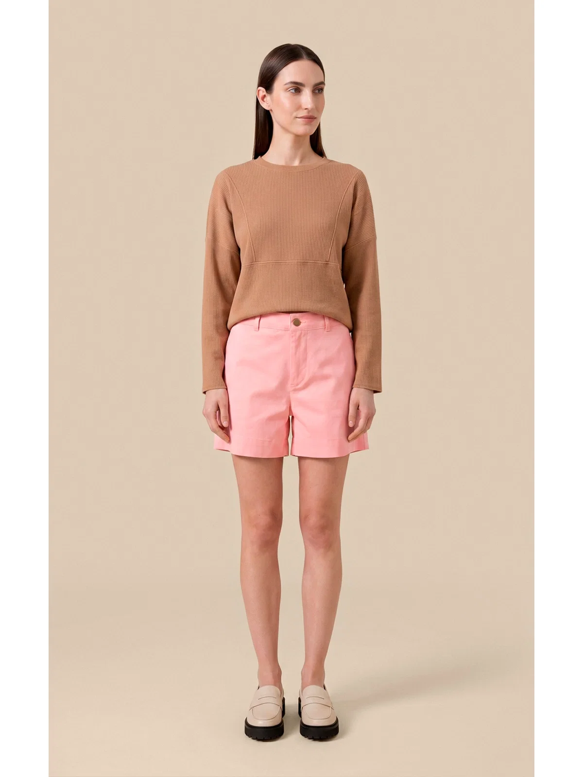 Shorts Sabrina Jogging Color Rosa — imagem 1