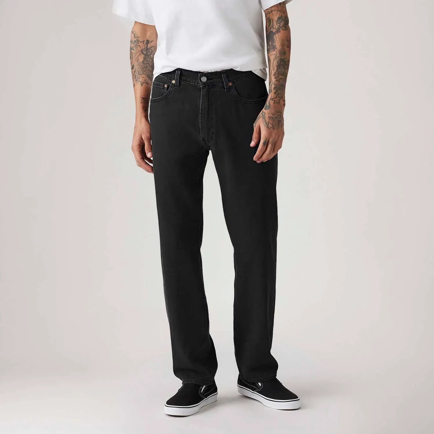 Calça Jeans Levi's® 555® Relaxed Straight Lavagem Escura — imagem 1