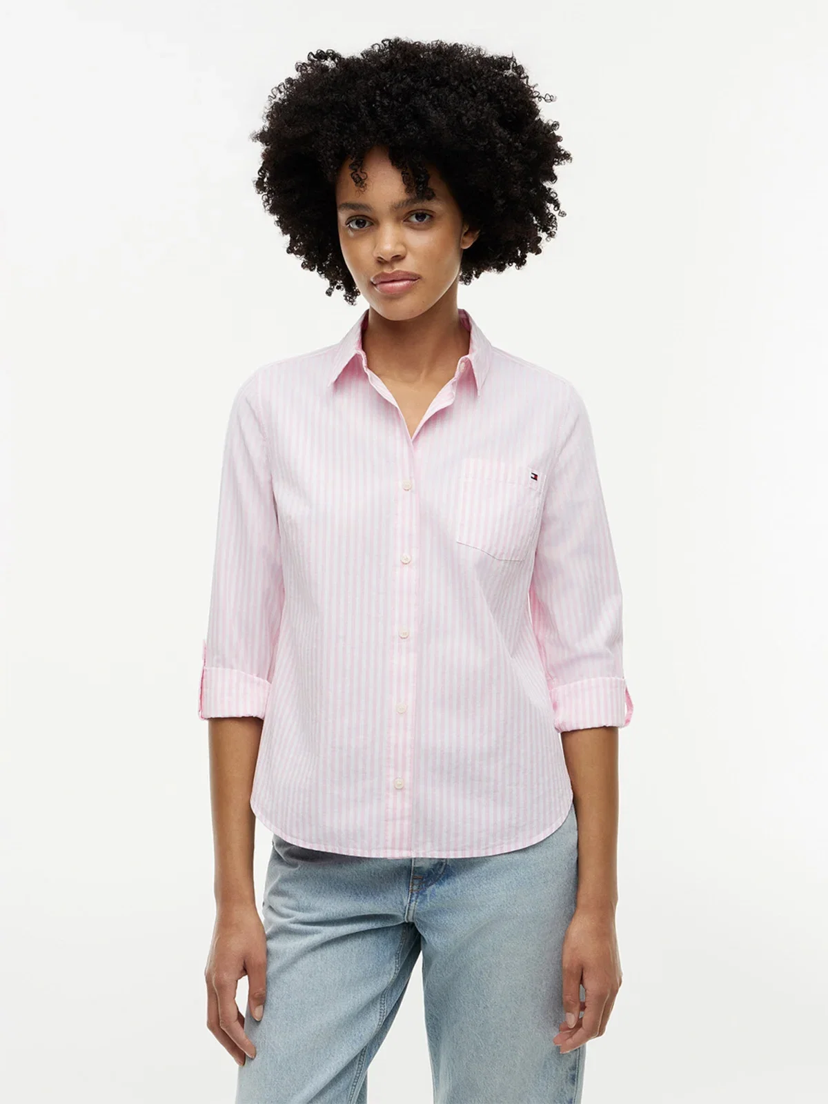 Camisa TOMMY HILFIGER em Popeline Clássica Manga Longa — imagem 1