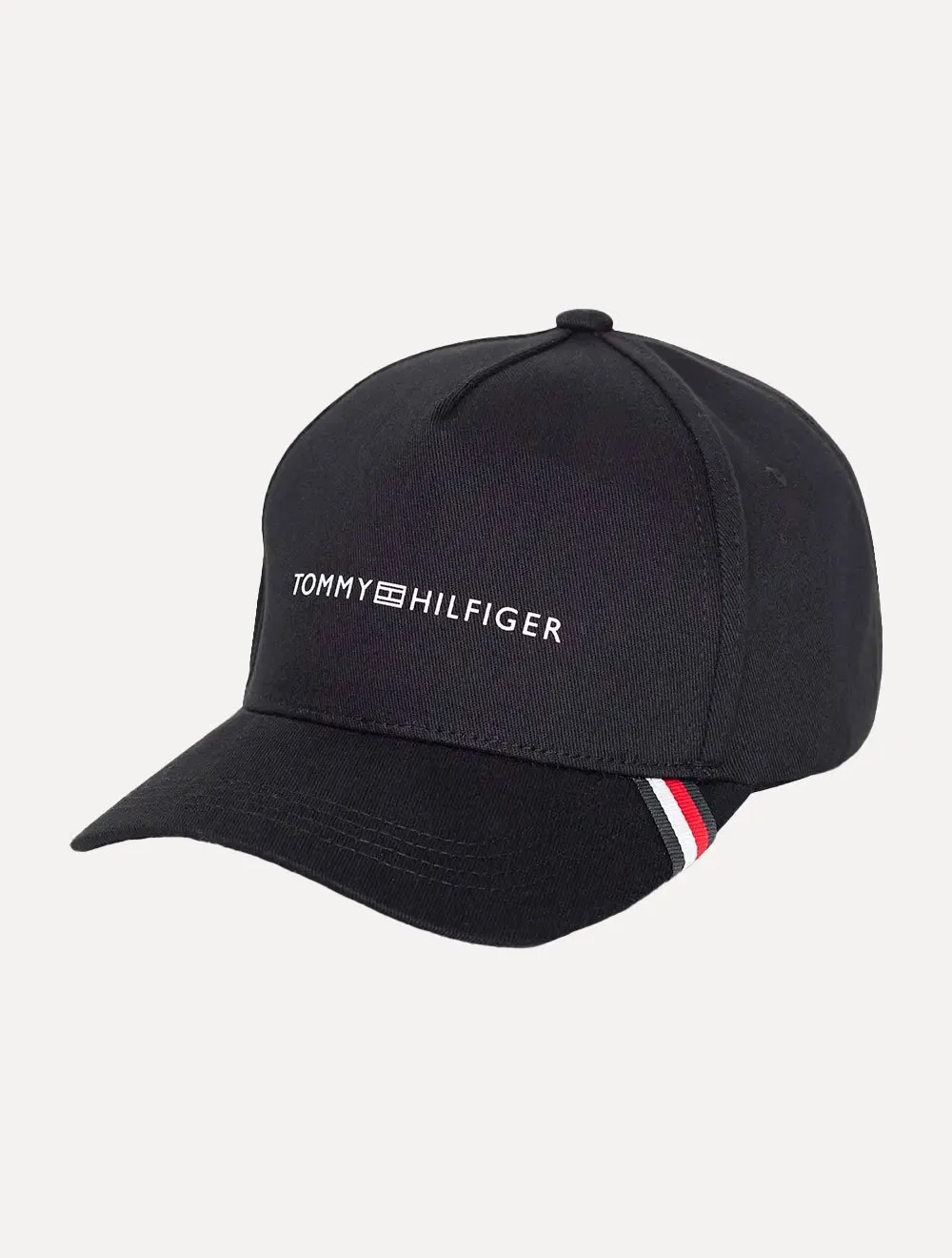 Boné Tommy Hilfiger Masculino Uptown Cap Logo Preto