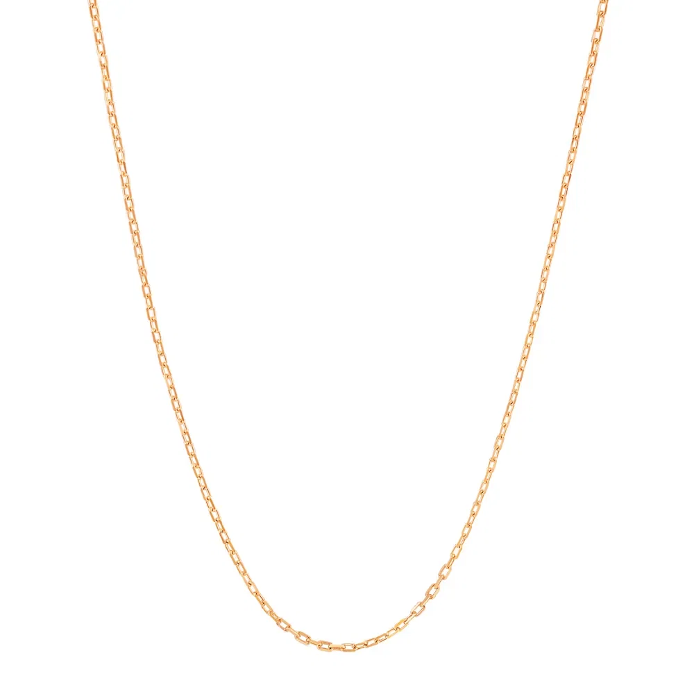 Corrente Cadeado em Ouro Rosé 18k, 50cm — imagem 1