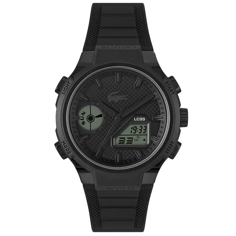 Relógio Lacoste Lc33 Masculino em Borracha Preto 2011447 — imagem 1