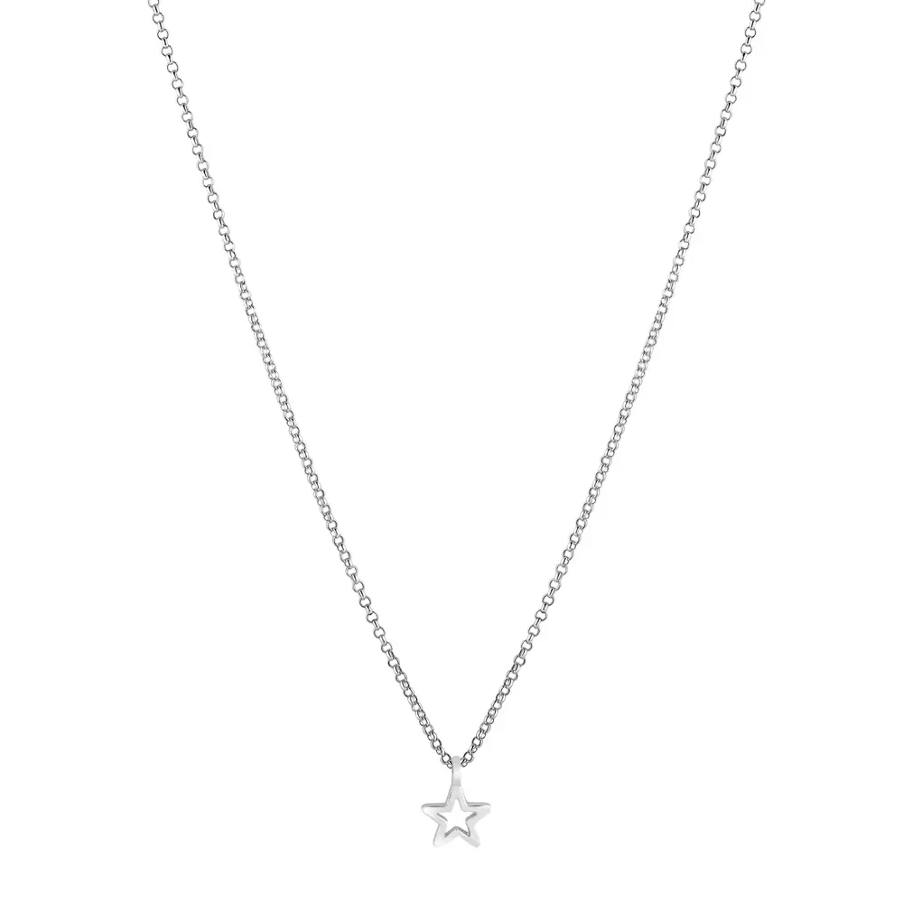 Colar Life Estrela em Prata 925, 45cm