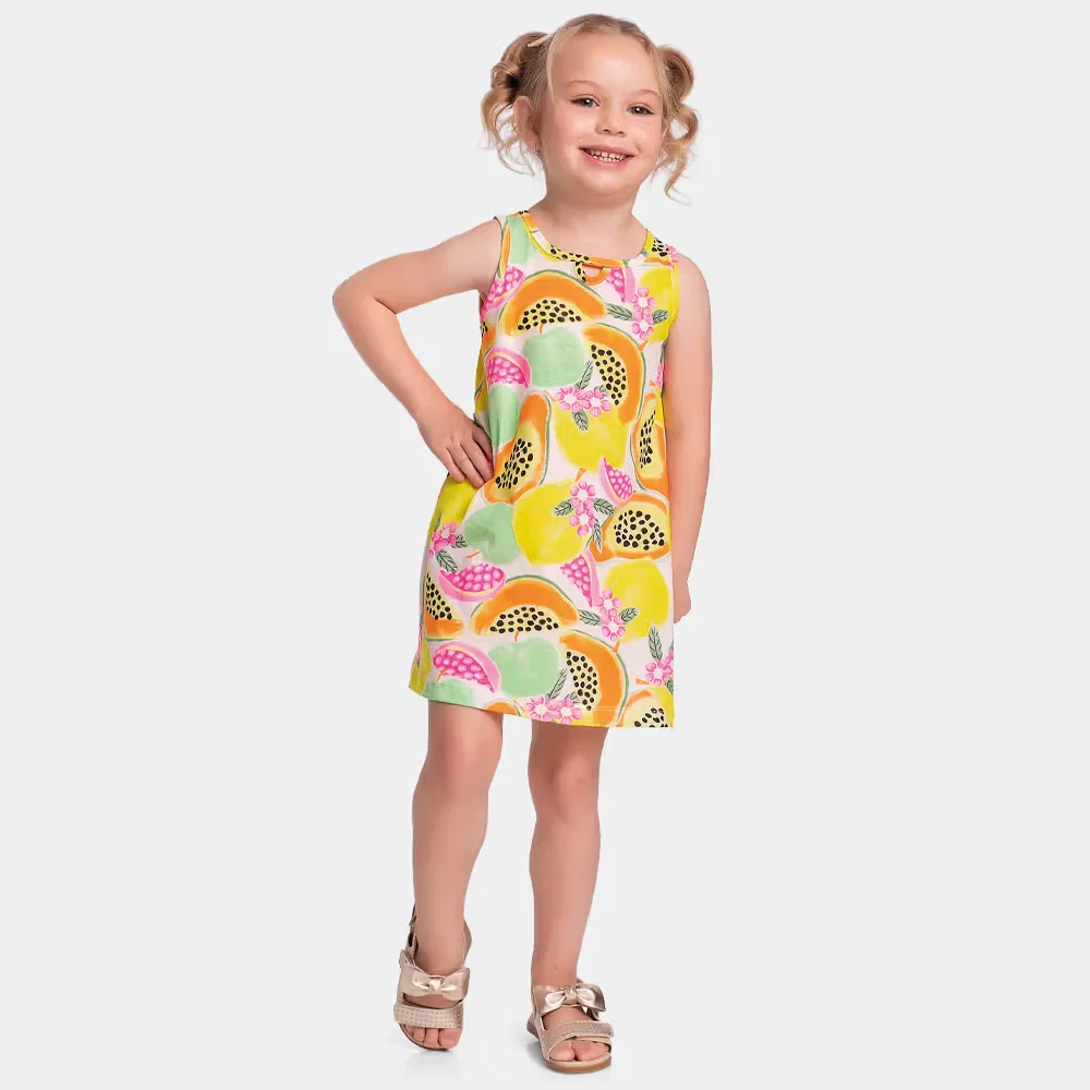 Vestidos de frutas colorido