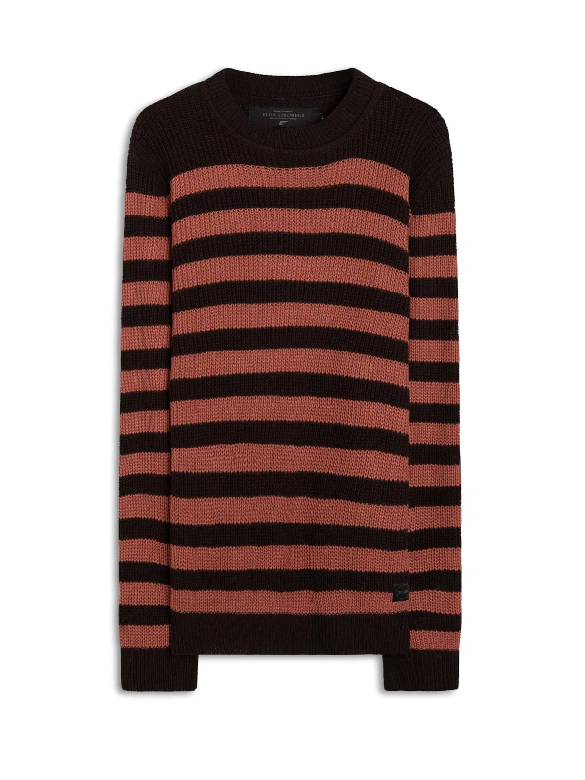 Tricot Ellus Cotton Like Infusion Stripe Cafe — imagem 1