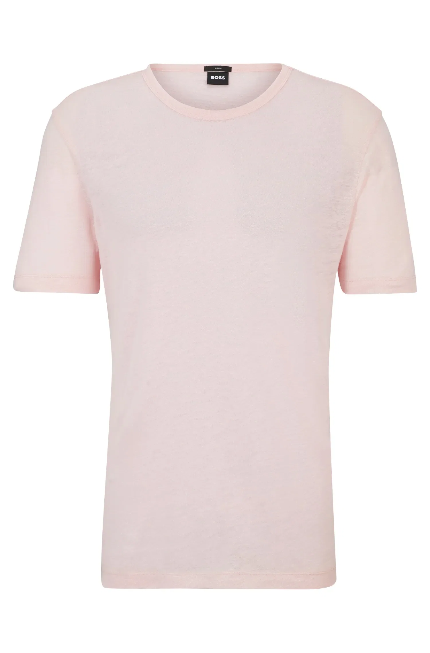 Camiseta De Corte Regular Em Linho