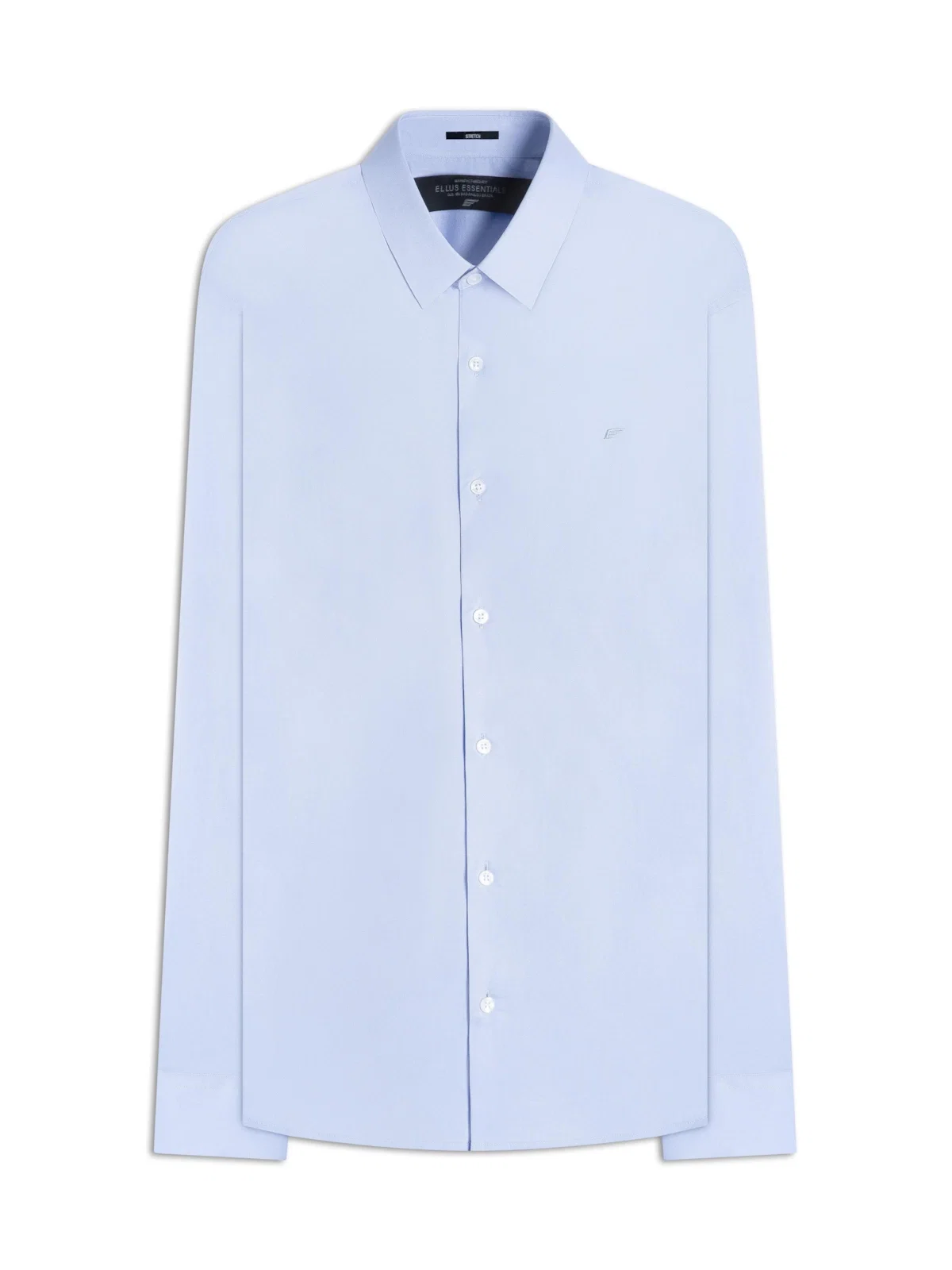 Camisa Tricoline Slim Irish Azul Pervante